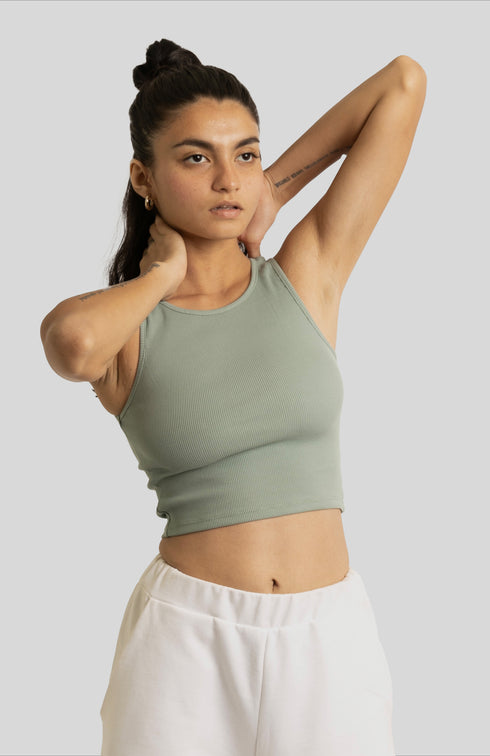 Ribbed Vest Top