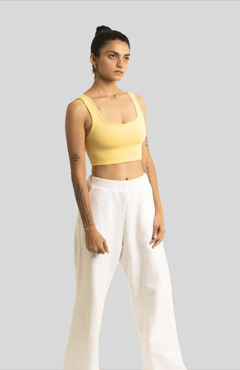 Scoop Neck Crop Top