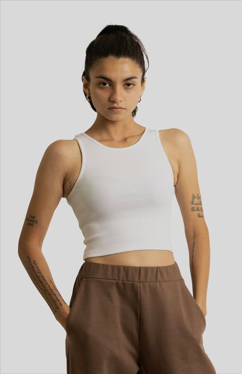 Ribbed Vest Top