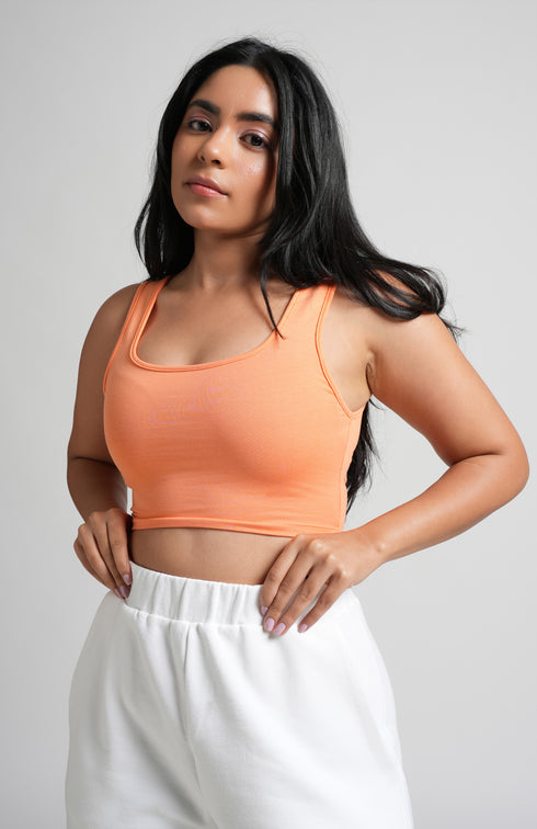 Scoop Neck Crop Top