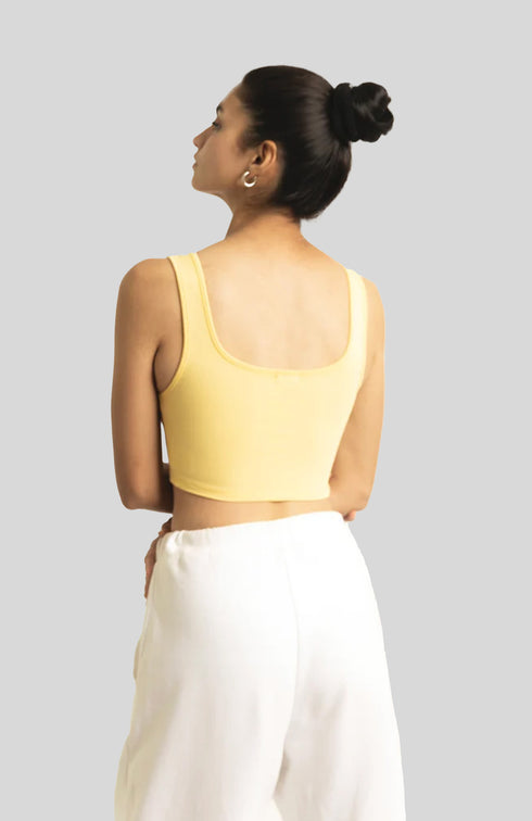 Scoop Neck Crop Top