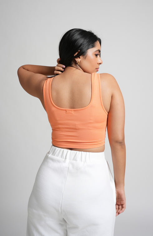 Scoop Neck Crop Top