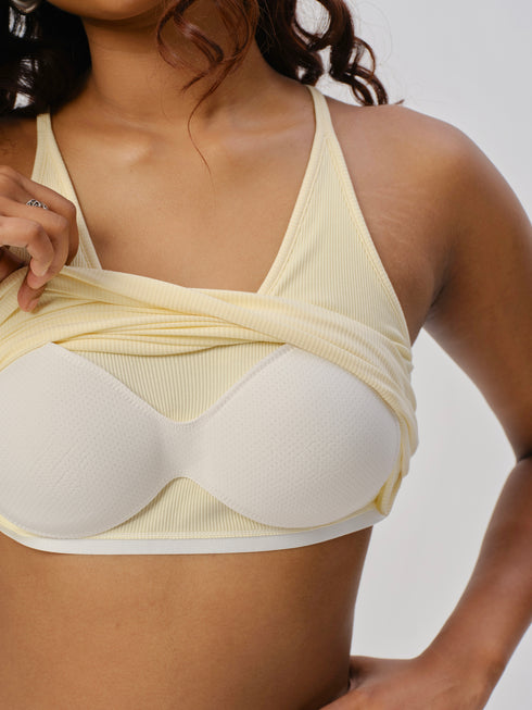 Padded Ribbed Tback Tank