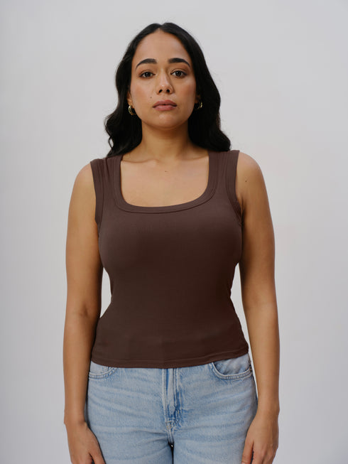 Padded Thick Strap Tank