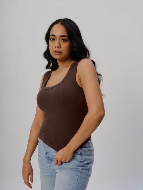 Padded Thick Strap Tank