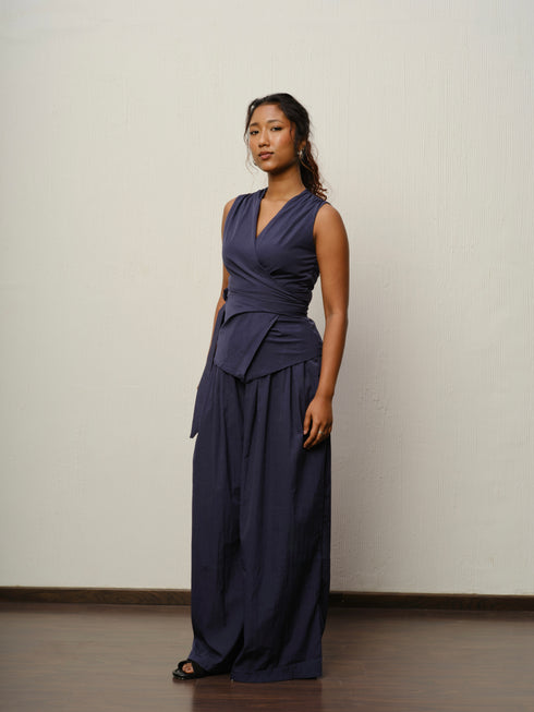 Wrap Top & Trouser Co-ord Set