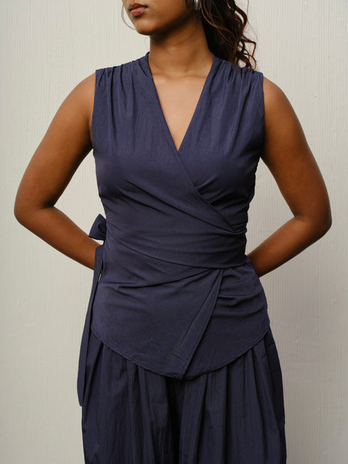 Wrap Top & Trouser Co-ord Set