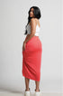 Draped Midi Skirt