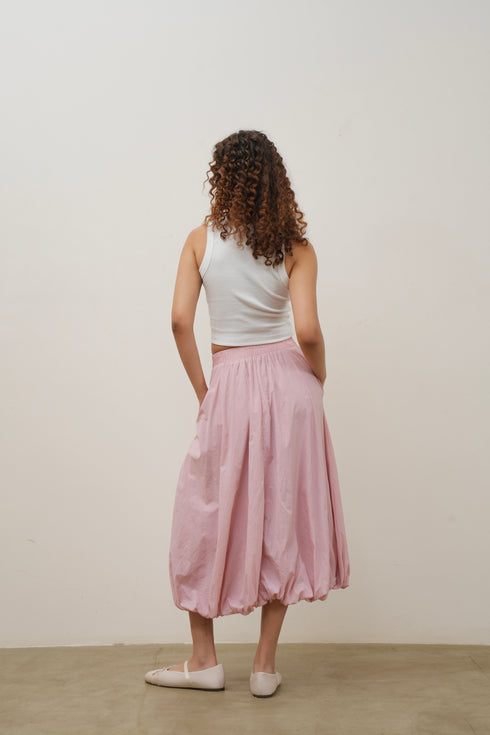 Balloon Midi Skirt