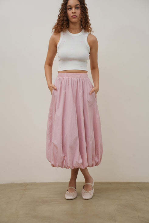 Balloon Midi Skirt