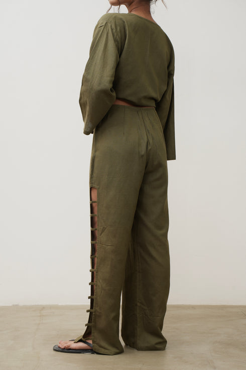 Linen Ladder Pants