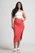 Draped Midi Skirt